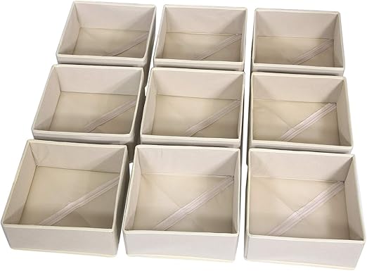 Amazon Com Diommell 9 Pack Foldable Cloth Storage Box Closet
