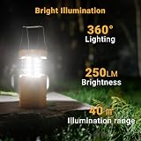 ROCAM LED Solar Camping Light 3000mAh Rechargeable Lantern Hand Crank view 2