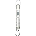 Eisco Labs - Acrylic Tubular Spring Scale (Dynamometer) 30N/3kg Capacity - Spring Scale, Pull Scale, Force Meter, Force Spring, Spring Scales for Science