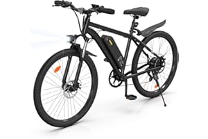 AYOLNY Electric Bike for Adults 500W/750W/1000W Peak, 14"/26" Mountain E-Bike, 25/55 Miles + 20MPH Adult Electric Bicycles for Road Sand Mountain