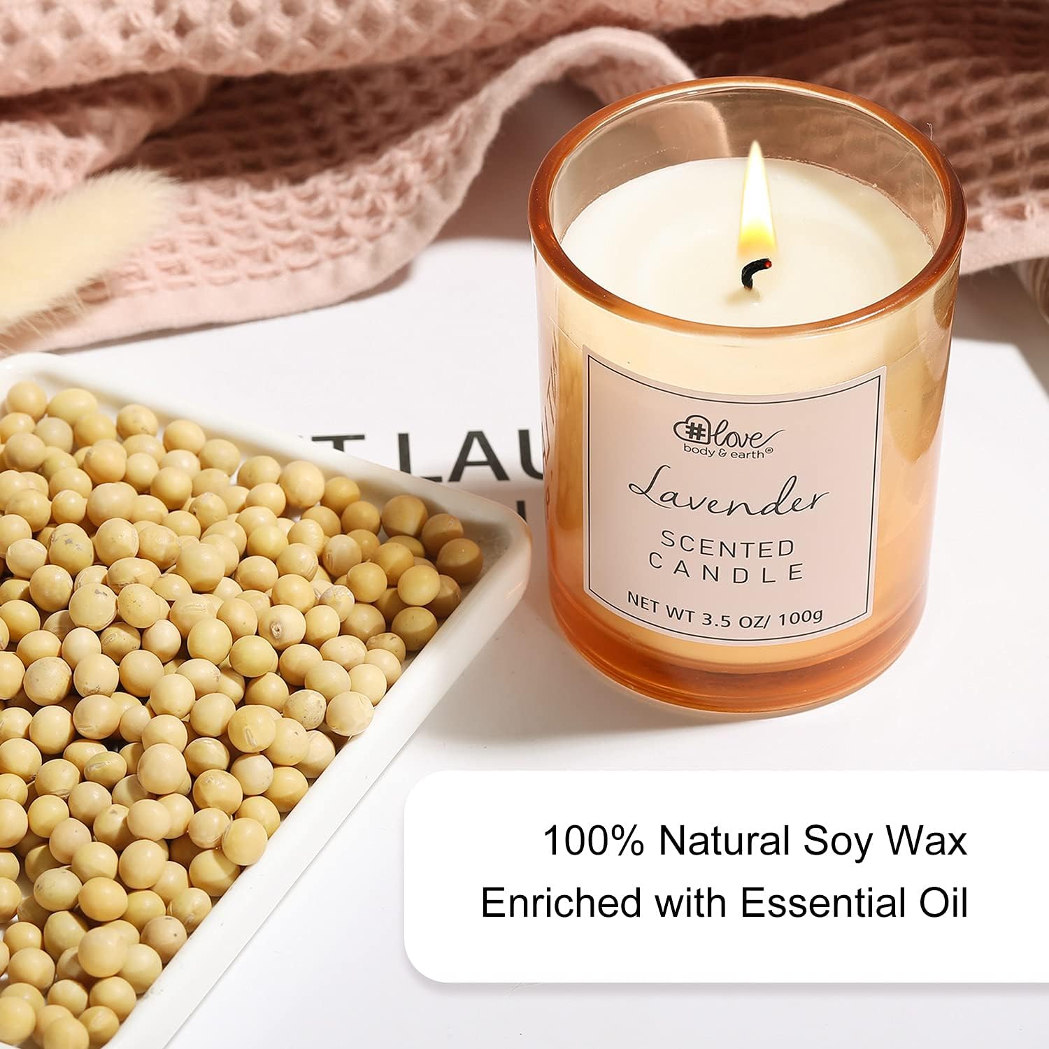 Aromatherapy Scented Candle Set - Natural Soy Wax Candles for Stress Relief and Home Decor, 4x3.5oz Scented Portable Travel Tin Christmas Candles, Gifts for Women Mother's Day Birthday Gifts: Home Improvement