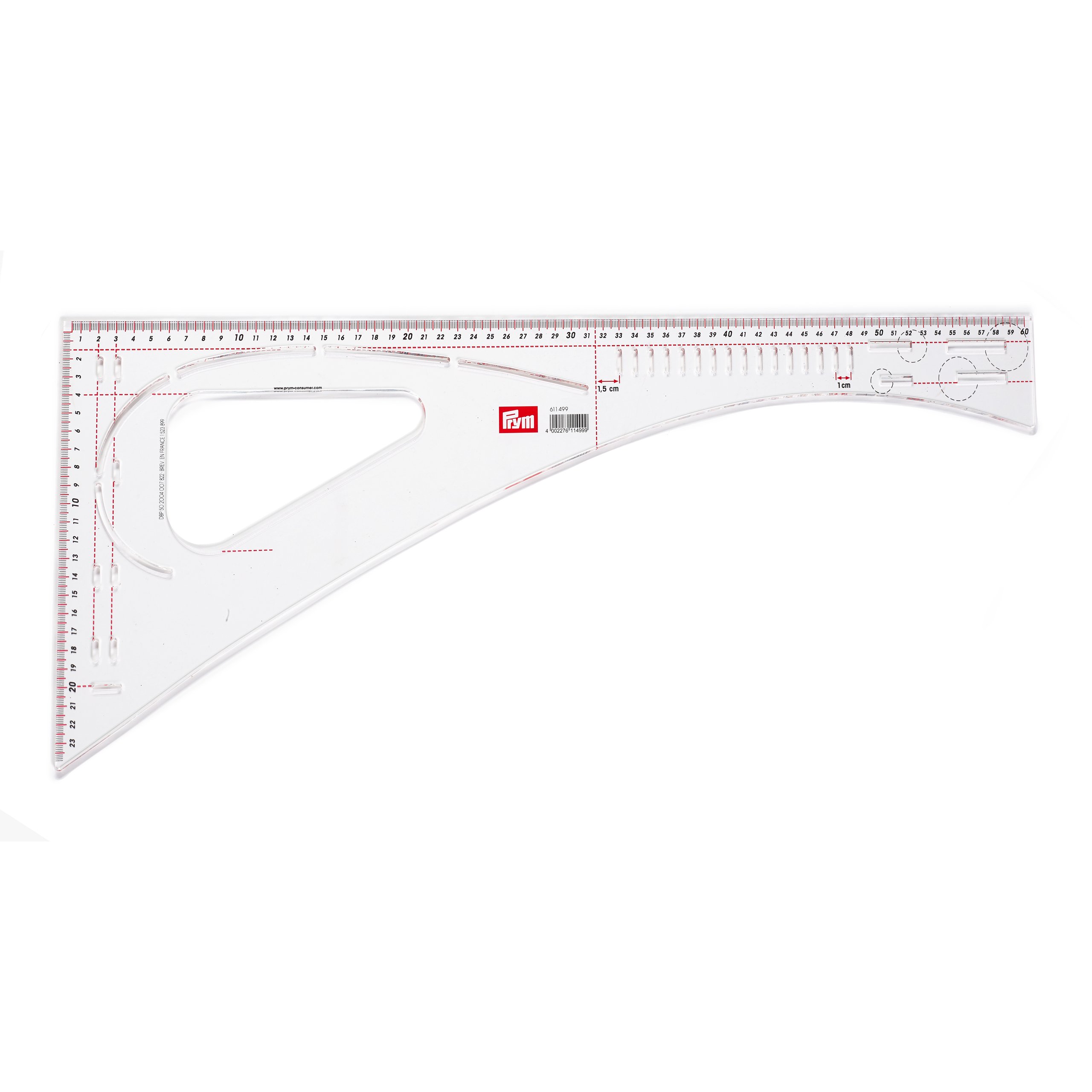 Prym Dressmaker's Ruler, 20.00 x 24.50 x 0.16 cm
