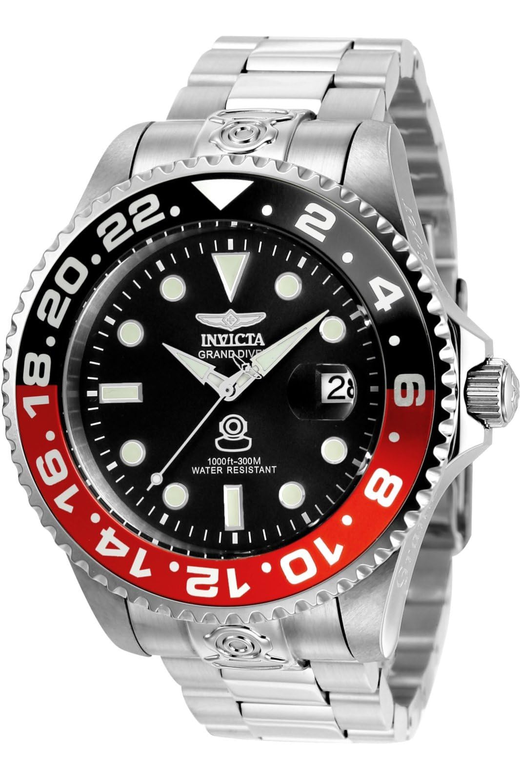 Invicta Grand Diver 21867 Men's Watch - Waterproof - Analogue - Automatic Movement - stainless steel with Black dial - 47mm — image 1