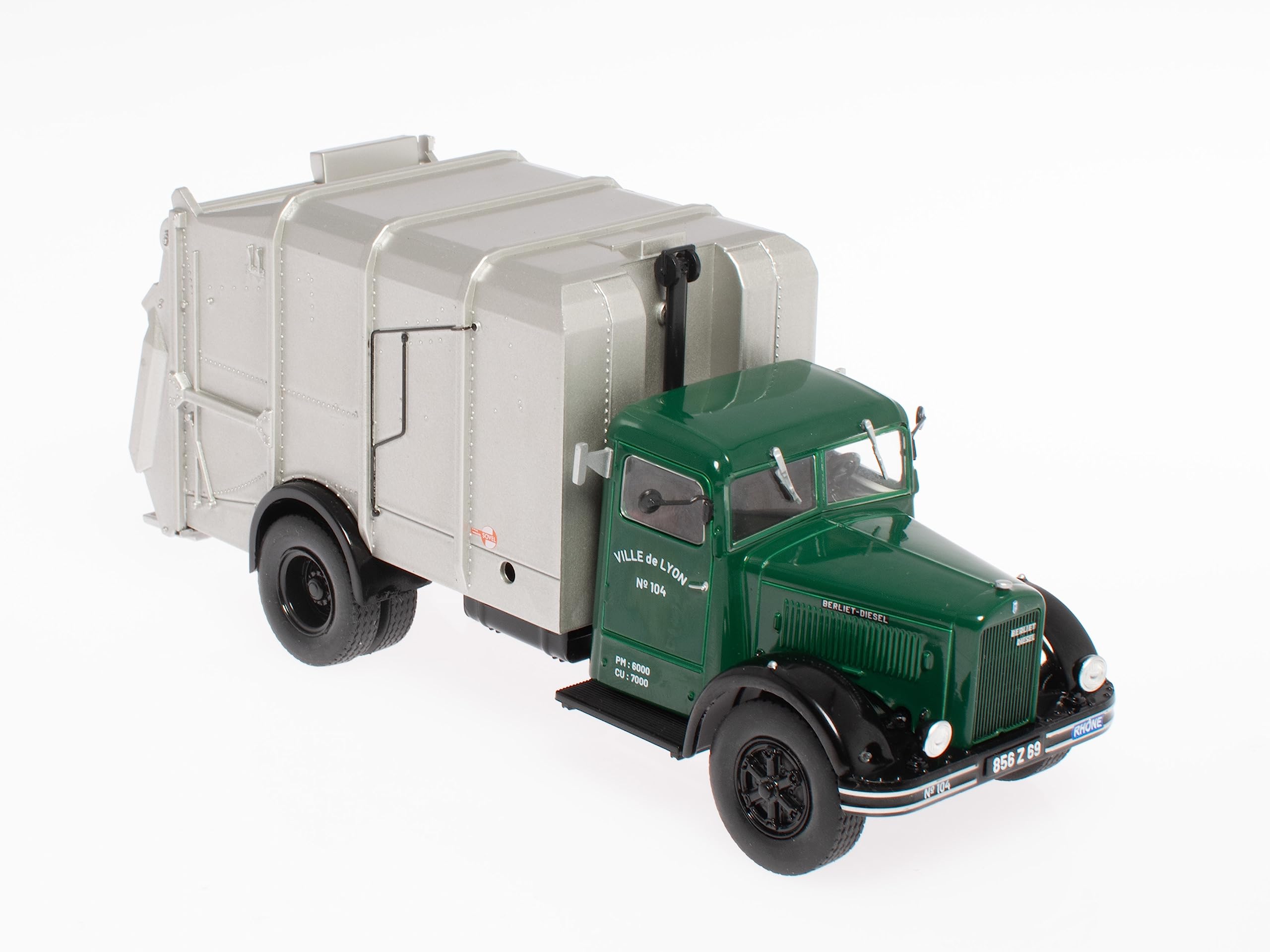 OPO 10 - Truck 1:43 compatible with Berliet GDR 7W BOM - Lyon garbage truck - BER78