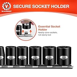 BLACKROBOT E Torx & Star Socket Set With