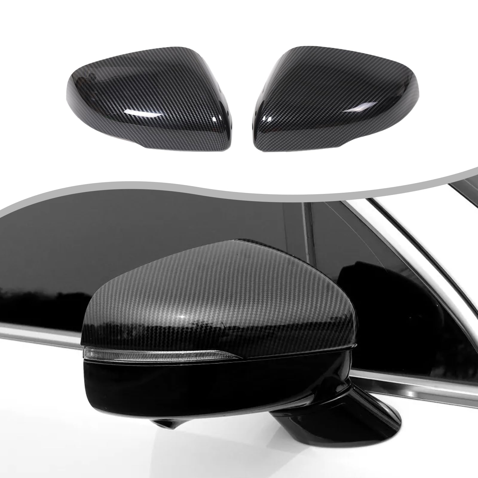 Photo 1 of Car Door Rear View Mirror Trim Cover Compatible with Kia Sorento 2021-2025 Rearview Mirror Guard Cover Outside Housing Wing Mirror Decorative Cover Cap Protector Accessories, with Turn Signals Version534846484501582399892551
