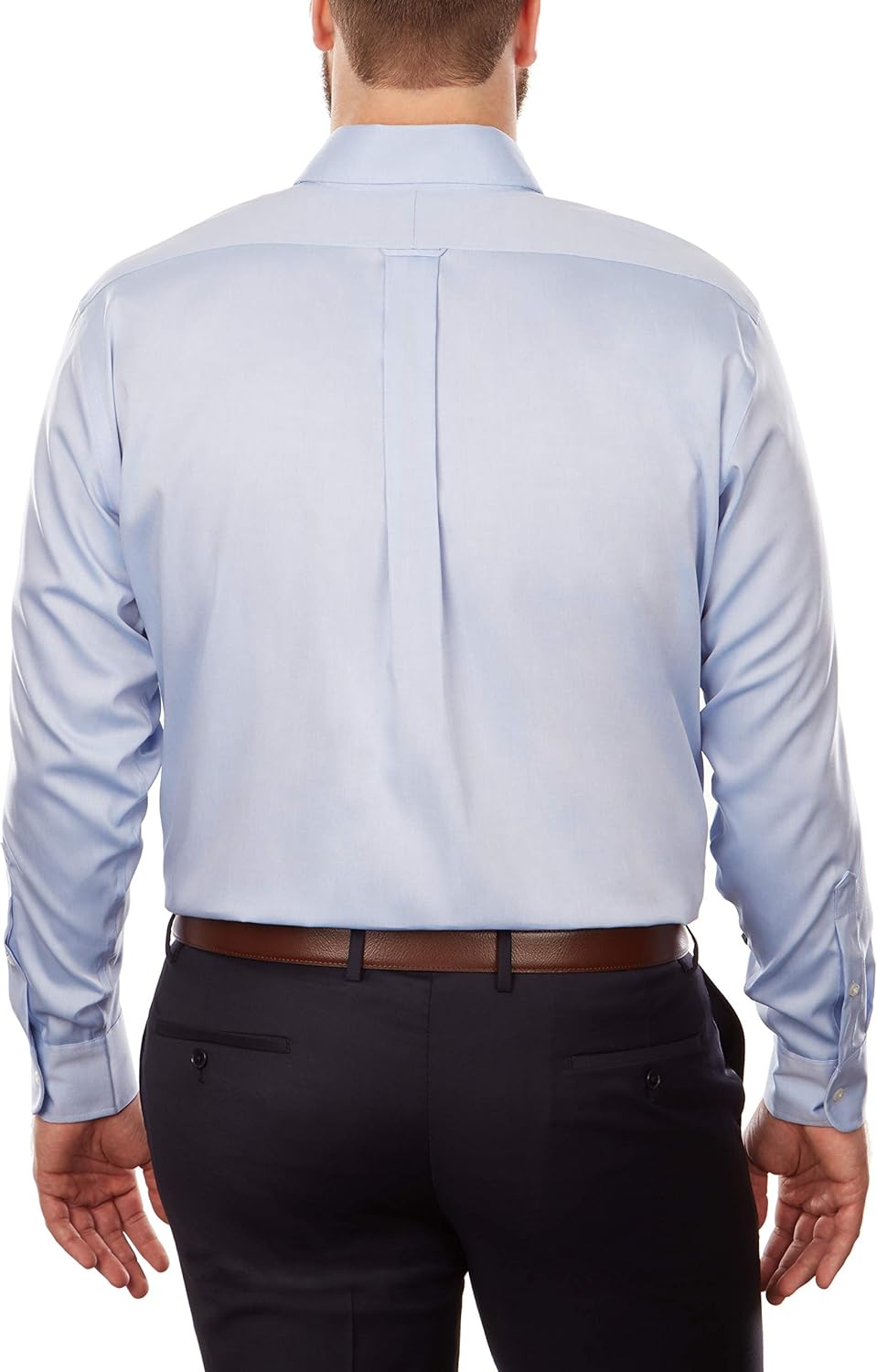 Eagle BIG FIT Dress Shirts Non Iron Stretch Button Down Collar Solid (Big and Tall): Clothing