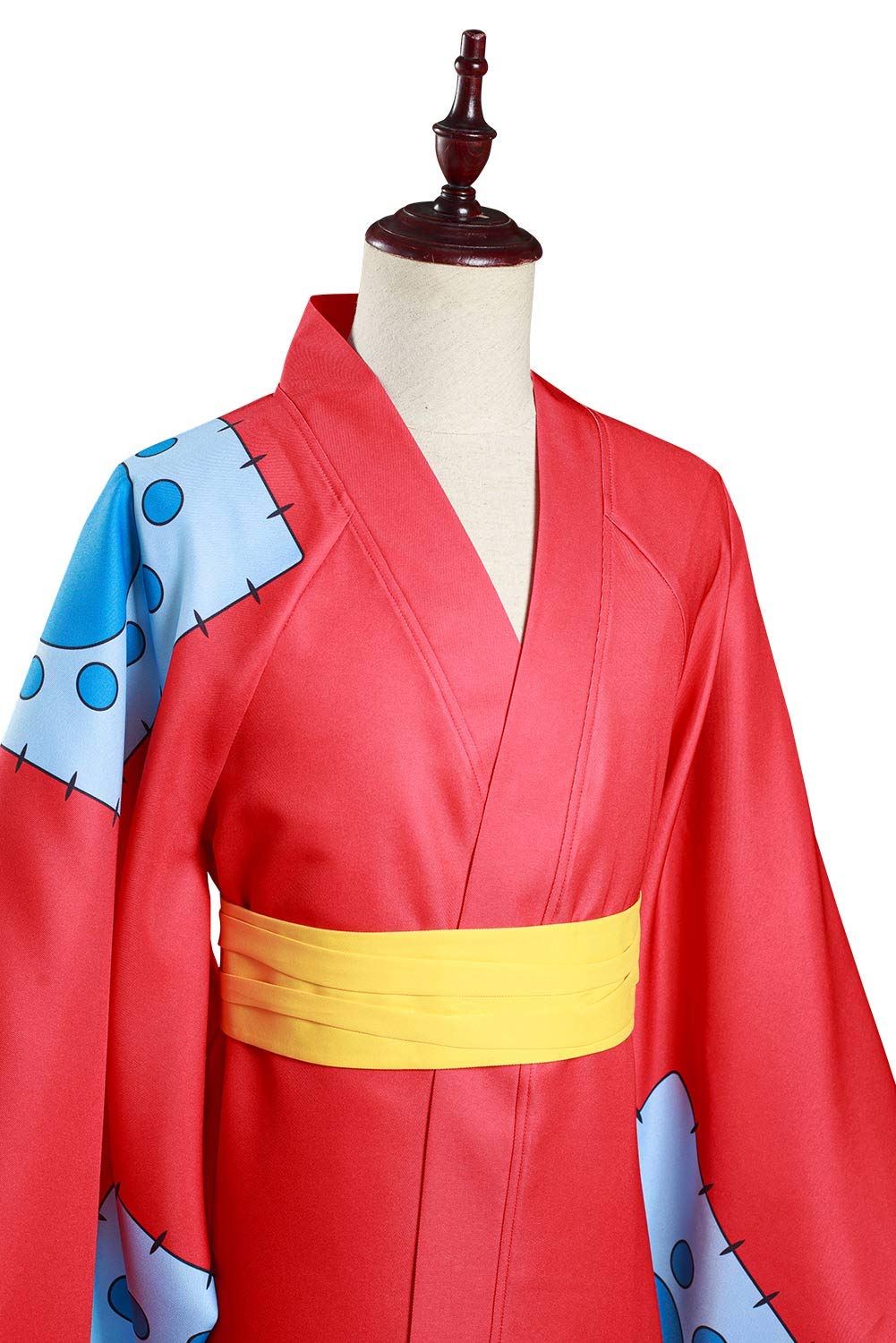 Red Metallic Robe Cosplay Mua Verycos Adult Cosplay Costume Kimono Robe Red Anime Halloween ...