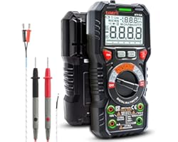 KAIWEETS Digital Multimeter TRMS 6000 Counts Voltmeter Auto-Ranging Fast Accurately Measures Voltage Current Amp Resistance D