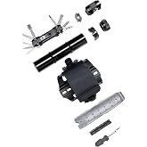 Crankbrothers S.O.S. Bike Multitool - TS18 Tube Stash Tool Kit | Crankbrothers S.O.S TS18 Bike Tube Stash Kit - Compact Multi-Tool with Storage