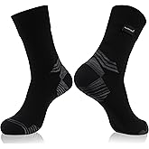 RANDY SUN Waterproof Socks – Ultra Thin Seamless Cushion Socks with Eco-Friendly Juncao Inner, Breathable & Sweat-Friendly