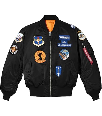 Amazon.com: Rothco NASA MA-1 Flight Jacket (US, Alpha, Large