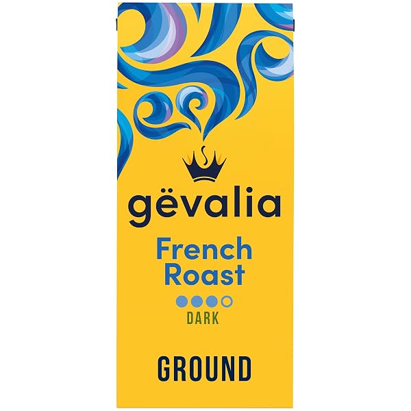 GEVALIA FRENCH ROAST DARK ROAST GROUND COFFEE, 12...