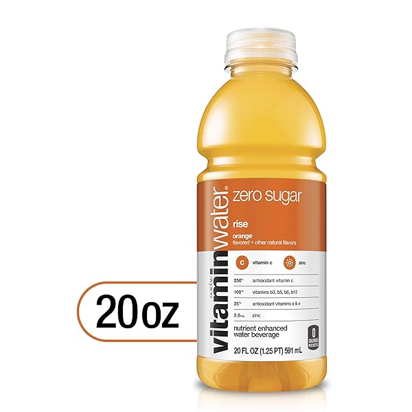 GLACEAU VITAMIN WATER ZERO, RISE ORANGE