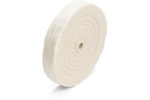 ENKAY - 6" Extra Thick Spiral Sewn Buffing Wheel (80 Ply)