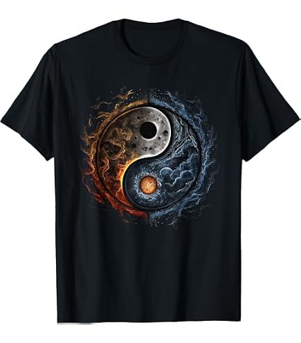 Amazon.com: Yin Yang T-Shirt : Clothing, Shoes & Jewelry