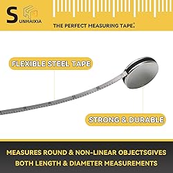 Pi Diameter Circumference Tape Measure - Imperial
