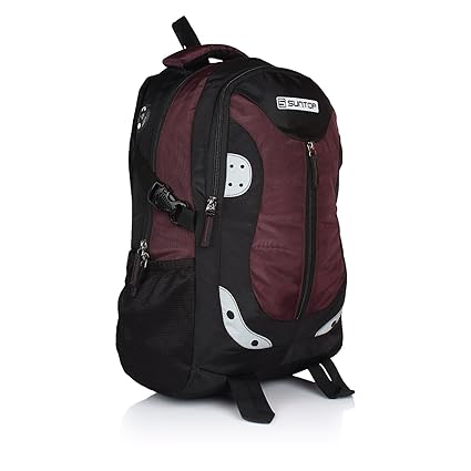 Suntop Neo 9 26 L Medium Backpack(Black & Wine)