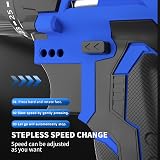 Qimu 21V Cordless Drill Set 25+1 Torque 2-Speed 40NM Battery Fast Charger Case view 6
