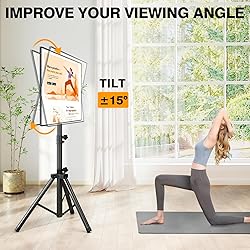 Tripod TV Stand for 23-75 inch Flat Screen/Curved
