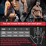 SAWANS Gym Gloves Training Weight Lifting Gloves Wrist Support Padding S view 5