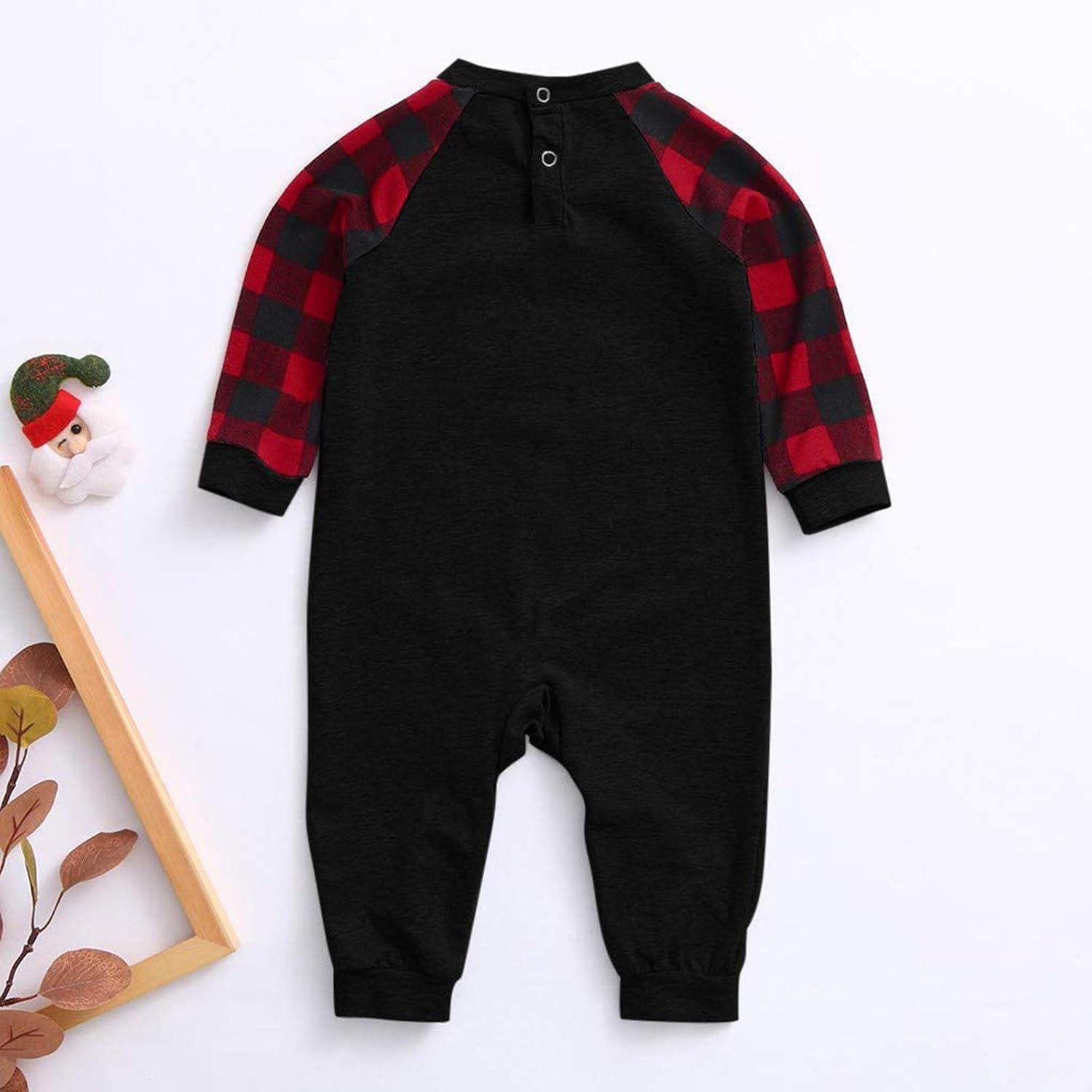 WUAI Merry Matching Pajamas Christmas Pajamas for Family Women Men Kids Baby Pjs Red Plaid Reindeer Xmas Loungewear at  Women’s Clothing store