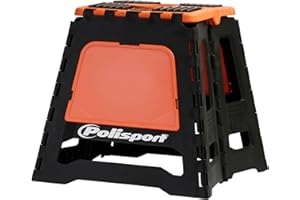 Polisport Foldable Pit Bike Stand (FIM Motocross World Championship Official Podium Bike Stand) (Orange)