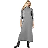 Woman Within Plus Size Mockneck Dress