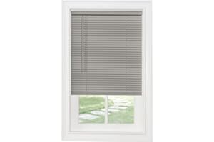 Cordless GII Morningstar 1" Light Filtering Mini Blind 27x72 - Grey