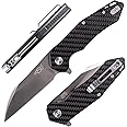 Firebird GANZO FH31 Folding Pocket Knife D2 Steel Wharncliffe Blade Ergonomic G10 Handle with Clip Hunting Fishing Flipper Camping Outdoor EDC Knife
