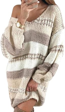 long knitted jumper dress