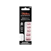 Sally Hansen Salon Effects&reg; Perfect Manicure, What A Star!, Press On Nails, Square Shaped, Non-Damaging Adhesive Tabs, File, and Alcohol Pad Included
