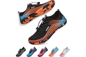 Tanamo Water Shoes for Women Men Quick Dry Swim Beach Barefoot River Aqua Shoes for Hiking Boating Camping Grounding Surfing