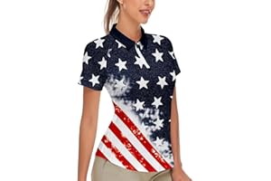 SONEVEN Women's Golf Shirt Short Sleeve Tennis Shirt Quarter Zip Golf Pullover Golf Polo Shirts Argyle Tops