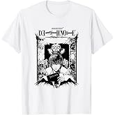 Death Note Light and Ryuk in Ornate Frame Anime T-Shirt