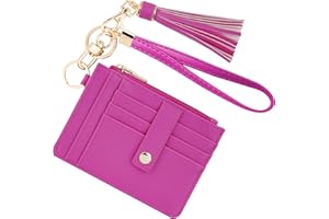 KNGITRYI Small Wristlet Wallets for Women RFID Credit Card Holder Wallet Keychain Wristlet Wallet Credit Card Wallets for Wom