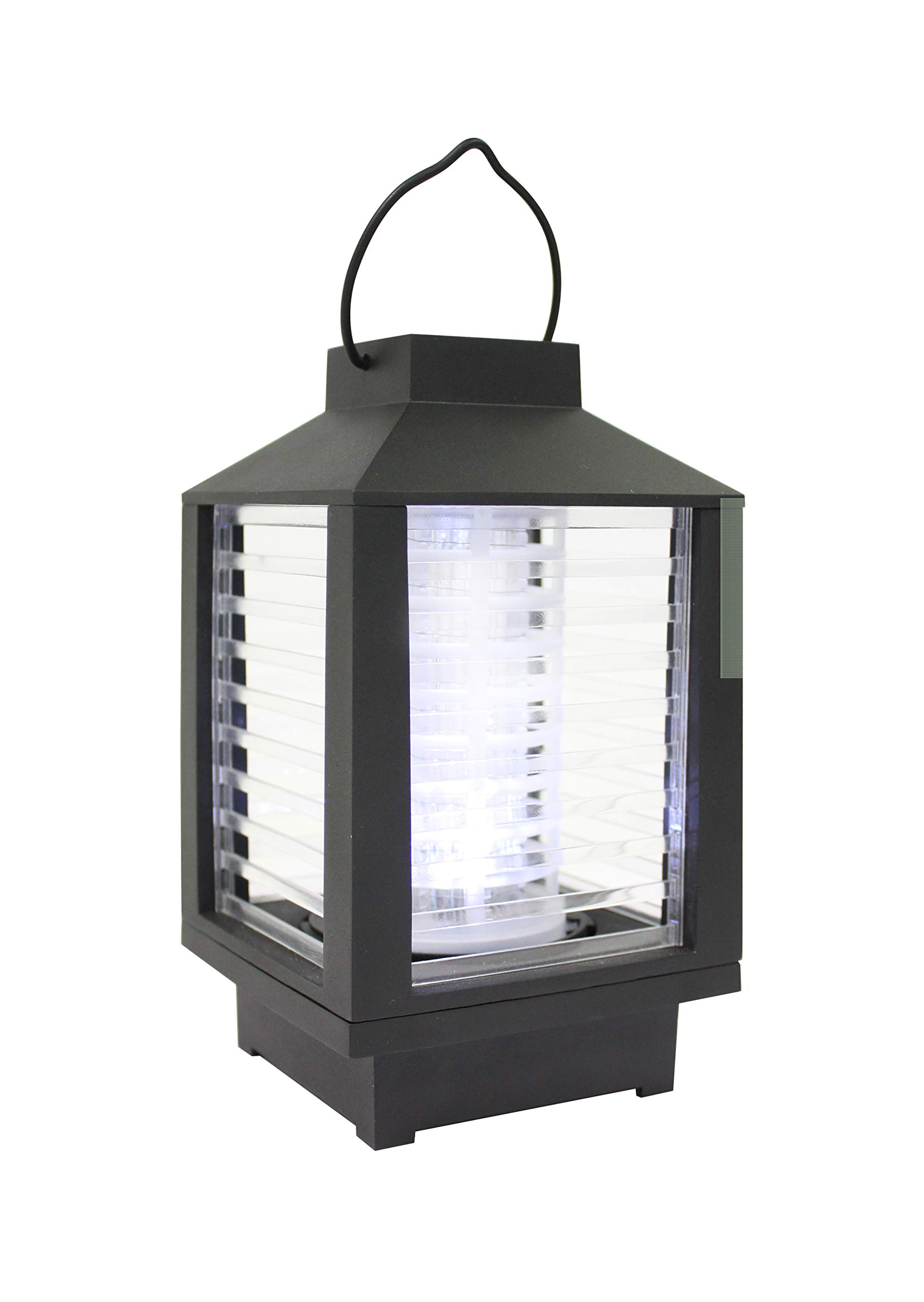 Lamp Zapper Portable Wireless LED Lantern - Attracts and Traps Insects, White