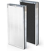 Anycore Compatible with MA Air Purifier 40 Series Filter Replacement (2-Pack) 3-in-1 Replacement Filters Contains H13 True HP & Activated Carbon & Fine Pre-Filter