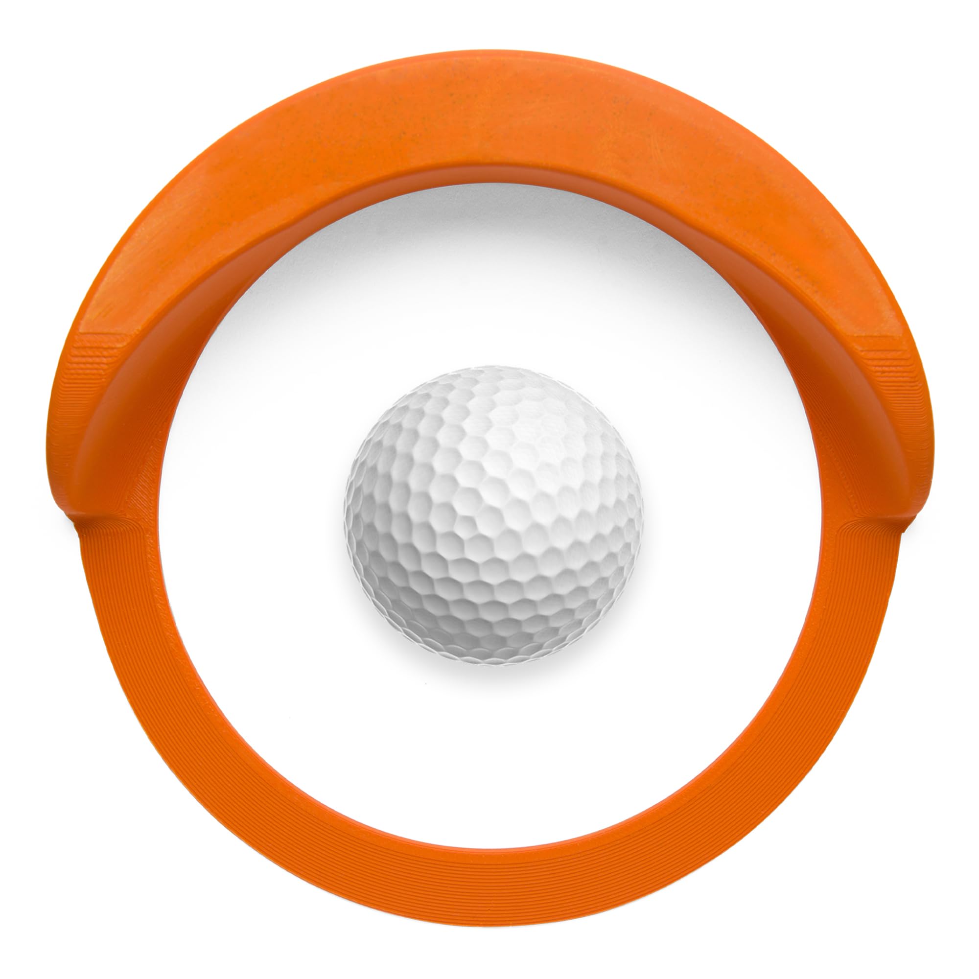 Holon Golf Putting Cup REALISTIC Indoor Golf Putting Hole “ON” - for putting mat or carpet (Orange)