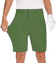 JWM Mens 7" Stretch Golf Shorts - Lightweight