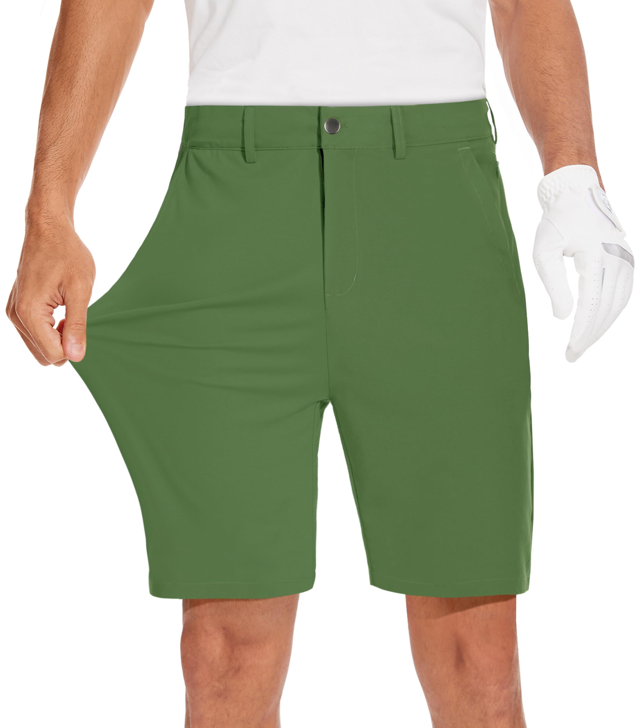 JWM Mens 7" Stretch Golf Shorts - Lightweight