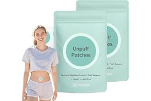 FYRKOA Unpuff Patches, with Dandelion, Fennel, Artichoke, Ginger & Turmeric, 2 Pack, 60 Patches (2pc)