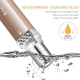 Binefia Facial Hair Remover USB Rechargeable Painless Lip Chin Trimmer view 5