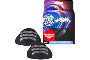 FRESH KICKS Shoe Crease Protectors - Comfy Anti-Crease Shoe Shields for Men, Women & Kids - Non-Creasing Inserts for Sneakers