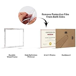 Edenseelake 8.5 x 11 Picture Frame Set of