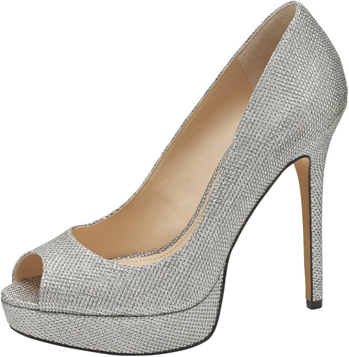silver vince camuto heels