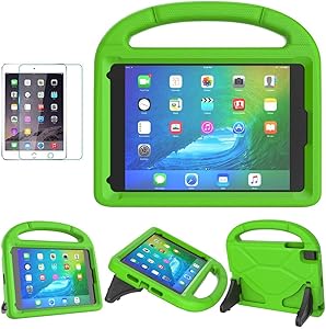 iPad Mini 5/4/3/2/1 Case for Kids, SUPLIK Durable Shockproof Protective Handle Bumper Stand Cover with Screen Protector for Apple 7.9 inch iPad Mini 1st,2nd,3rd,4th,5th Generation, Green