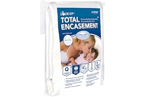 JT Eaton 82STQUPIL Lock-Up Total Encasement Bed Bug Protection for Standard or Queen Size Pillow Cover