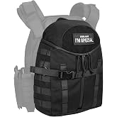 lonloke Tatical Helmet Backpack,Water Resistant Gear Storage Bag | Warrior Assault Systems Large Helmet Bag Cargo Molle Head Protection Kit Pack; Detachable Shoulder Straps; 3L Water Bladder;