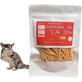 PETIVORE Salmon Flavor - Premium Fish Snack for Sugar Glider and Small Exotic Pet - Made from Real Fish - Hamster, Squirrel, Chinchillas, Marmoset - Yummy Treats, Snacks and Food (35g)